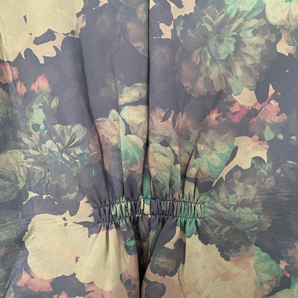 Essentiel Antwerp Floral Camo Short Sleeve Dress Size 10 - Picture 7 of 13